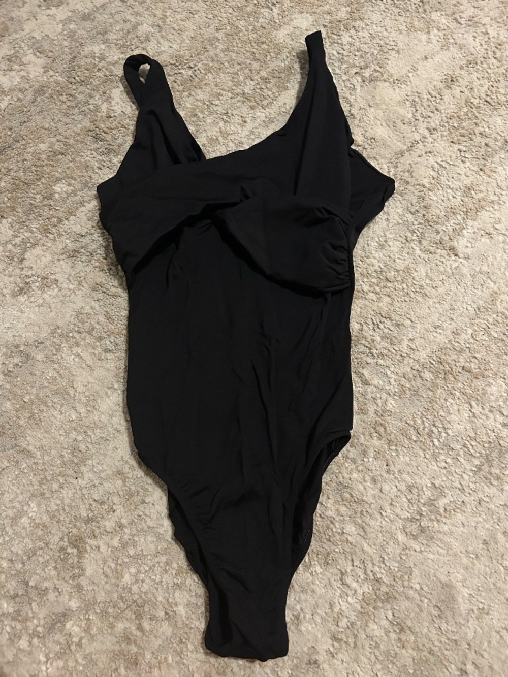 SoDanca Black pinched Ballet Leotard Adult Medium